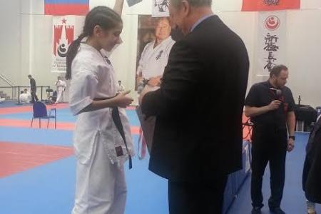 Валерий Рашкин поздравил спортсменов на открытии Первенства Москвы по карате киокусинкай
