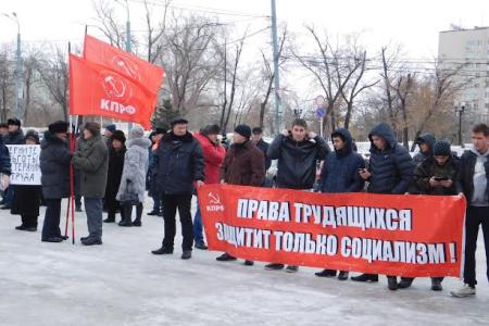 Всероссийская акция протеста в Оренбурге