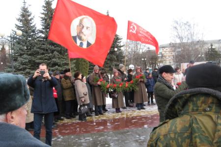 Калужские коммунисты отметили 98-ю годовщину Рабоче-Крестьянской Красной Армии