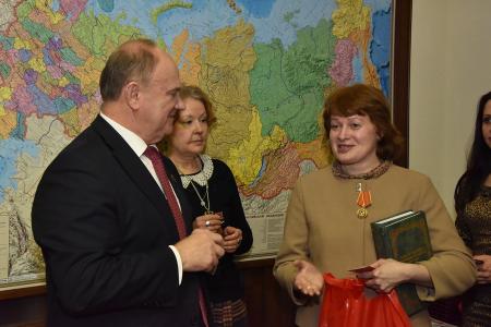 Г.А. Зюганов встретился с военными писателями