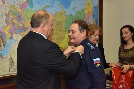 Г.А. Зюганов встретился с военными писателями
