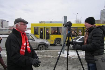 Пермь. Коммунисты Ленинского района провели пикет памяти И.В. Сталина