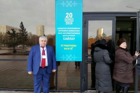 К.К. Тайсаев: «Выборы в Парламент и местные органы представительной власти Республики Казахстан проходят в обстановке неподдельного энтузиазма и высокой политической активности избирателей»