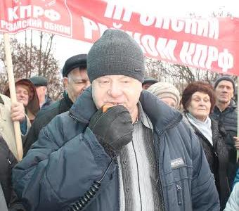 Рязанская область. В Новомичуринске прошел митинг протеста против политики власти