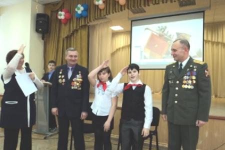 Самарская область. Уроки мужества и приём в пионеры в школах Тольятти