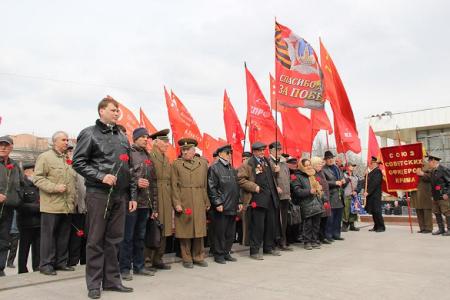 Республика Крым. День Всесоюзного референдума в Симферополе