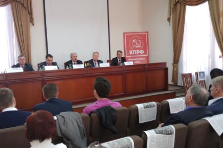 С.П.Обухов на пресс-конференции в Краснодаре: КПРФ на защите народа, во благо города и края!
