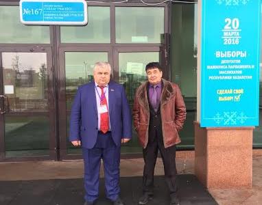 К.К. Тайсаев: «Выборы в Парламент и местные органы представительной власти Республики Казахстан проходят в обстановке неподдельного энтузиазма и высокой политической активности избирателей»