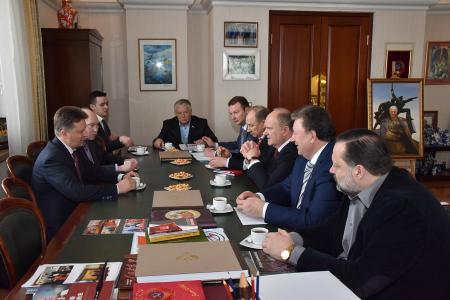 Г.А. Зюганов встретился с Министром транспорта РФ М.Ю. Соколовым
