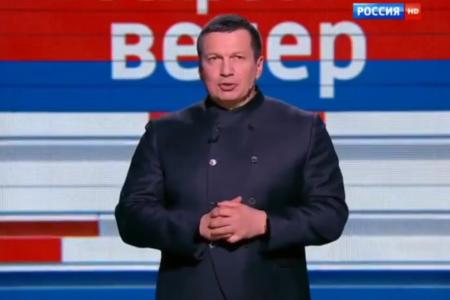 Л.И.Калашников принял участие в программе «Вечер с Владимиром Соловьевым». Эфир от 13 марта 2016 года