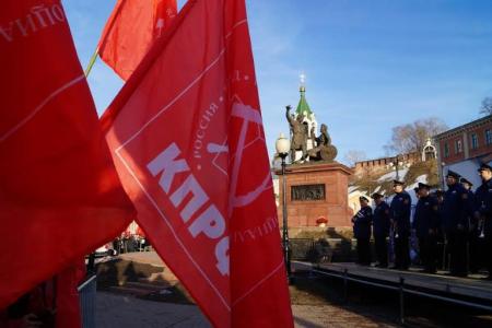 Нижний Новгород. Коммунисты приняли участие в митинге, посвященном воссоединению России и Крыма