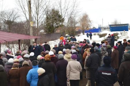 Олег Лебедев продолжает проводить массовые встречи с жителями Тульской области