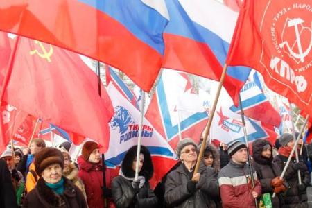 Ярославцы отпраздновали годовщину возвращения Крыма