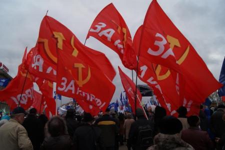 Сталинградские коммунисты приняли участие в праздновании второй годовщины «Крымской весны»