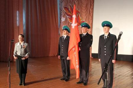 Забайкальский край. Мангутской заставе вручено Знамя Победы