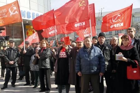 Воронежские коммунисты провели митинг  в рамках Всероссийской акции протеста против либеральной политики власти