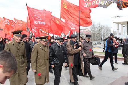 Республика Крым. День Всесоюзного референдума в Симферополе
