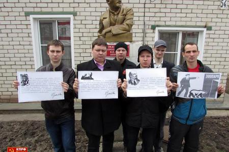 Тамбовская область. Агитационный рейд в городе Котовске