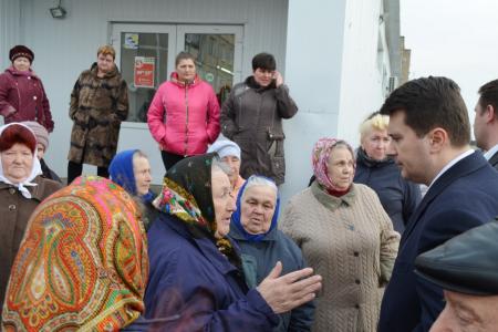 О.А. Лебедев проводит встречи с избирателями в Тульской области