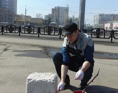 Алтайский край. Коммунисты города Барнаула провели Ленинский субботник