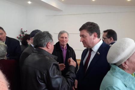 Ставропольский край. Рабочие встречи депутата-коммуниста В.И. Гончарова