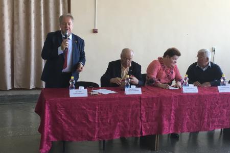 Краснодарский край. С.П. Обухов встретился с избирателями поселка Агроном Динского района