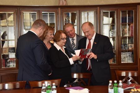 Г.А. Зюганов встретился с руководством и членами Совета Российского авторского общества