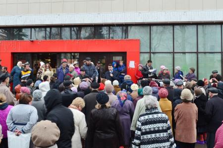 Тульская область. О.А. Лебедев провел массовую встречу с жителями города Алексина
