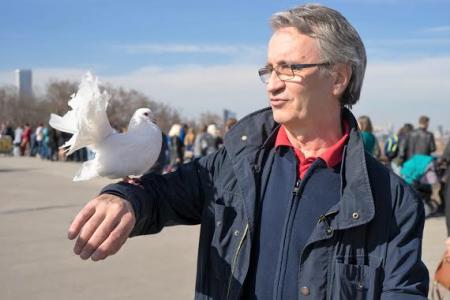 «Космическому подвигу – да!». Автопробег КПРФ в Москве