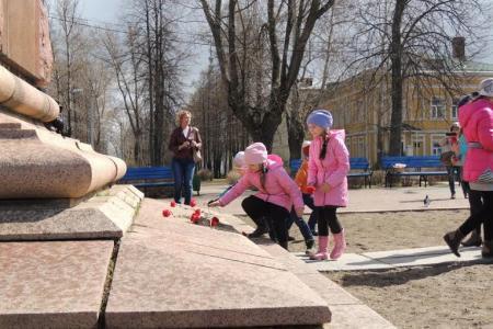 Ивановская область. В Кинешме отметили 146-ю годовщину со дня рождения  В.И.Ленина