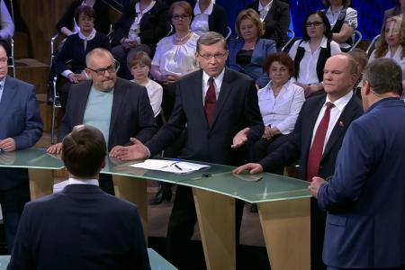 Г.А. Зюганов выступил в программе "Политика" на Первом канале
