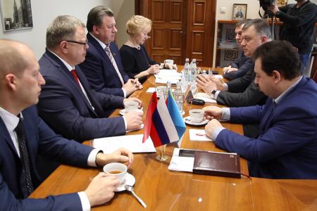 Состоялся рабочий визит заместителя Председателя ЦК КПРФ Владимира Кашина в Павлово-Посадский район