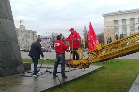 В Воронеже прошел Ленинский субботник