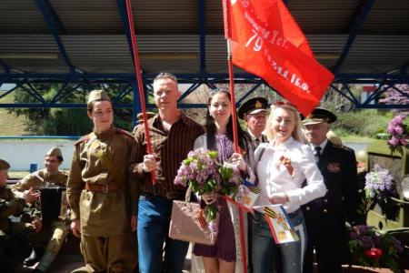 Севастопольские коммунисты встретили «Поезд Победы»