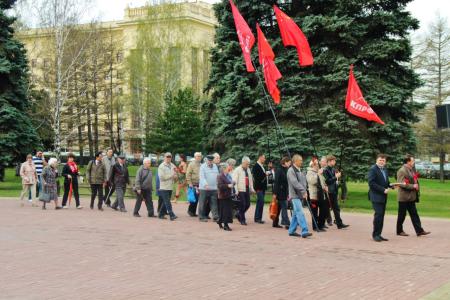 Челябинцы отметили День рождения В.И. Ленина