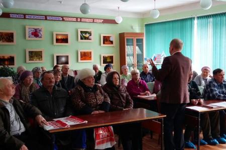 Первый секретарь Ивановского обкома КПРФ В.В.Клёнов провёл встречу с жителями города Заволжска