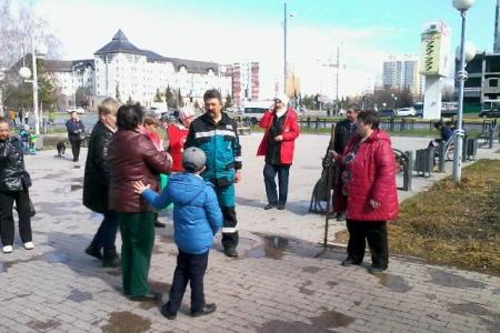 Тюменская область. Тобольские коммунисты провели ленинский субботник