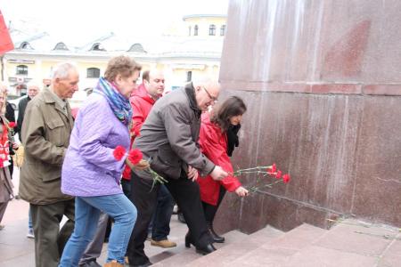 В Рязани прошли торжественные мероприятия, посвященные Дню рождения вождя мирового пролетариата