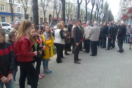 Воронежские коммунисты приняли участие в церемонии открытия мемориальной доски гвардии полковнику, участнику Великой Отечественной войны М.Д. Матвеенко