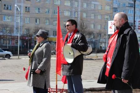 Магаданские коммунисты отметили 146-ю годовщину со дня рождения В.И. Ленина