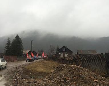 В Манском районе Красноярского края состоялся автопробег КПРФ "Красный путь"