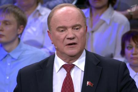 Г.А. Зюганов выступил в программе "Политика" на Первом канале