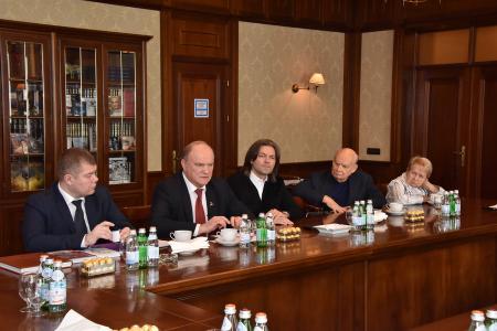 Г.А. Зюганов встретился с руководством и членами Совета Российского авторского общества