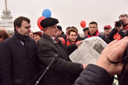«Человек может быть счастлив только вместе со своей страной». Состоялся рабочий визит Г.А. Зюганова в Санкт-Петербург