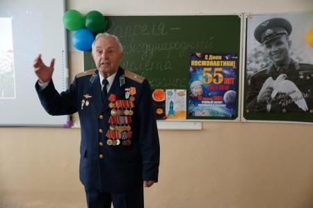 Краснодарский край. Белореченские коммунисты провели урок космонавтики в школе имени летчика-космонавта СССР В.И. Севастьянова