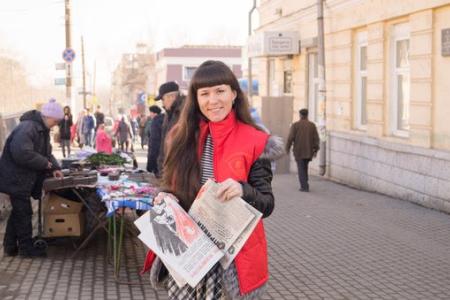 Удмуртская Республика. В День космонавтики комсомольцы города Ижевска провели одиночные пикеты 