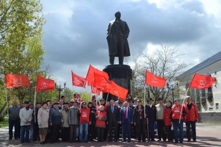 Республика Калмыкия. Коммунисты отметили 146-ю годовщину со дня рождения В.И. Ленина