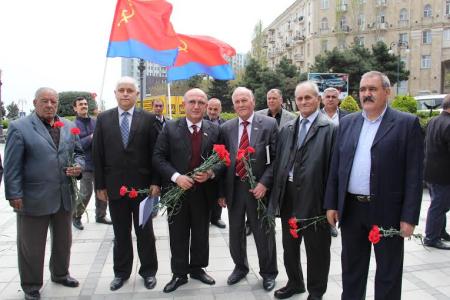 Азербайджанские коммунисты провели торжественное мероприятие, посвящённое 146-ой годовщине со дня рождения революционера Наримана Нариманова