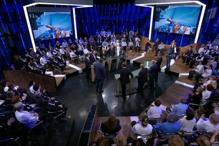 Г.А. Зюганов выступил в программе "Политика" на Первом канале