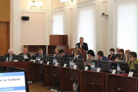 Выступление первого секретаря Псковского обкома КПРФ А.А. Рогова на 53-й сессии Псковского областного собрания депутатов 